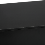 3-Drawer Chest with Textured Finish Drawer Dresser 22.05*12.99*25.98in Black - Image 9