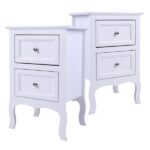 Bedside Table Charging Station Nightstand with USB/C Ports, Adjustable Drawers, 3-Tier Storage Shelf (Shipment from Walmart) - Image 9