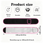 Waist Trimmer Belt Body Shaper Weight Loss Girdle Waist Trainer w/ Phone Pocket Pink-Black-Silver (US Logistics only For USPS.TK/TMEU only For self-pickup) - Image 2