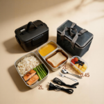 Banned for Amazon 90W Car Electric Heating Lunch Box, 12V/24V/110V Portable Food Warmer, Black Design with 304 Stainless Steel Inner Container, Ideal for Drivers & Office Workers, Suitable for Truck, Home and Office, Perfect Gift Choice - Image 3