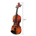 Brand new 1/2 acoustic violin set (includes case, bow, rosin, tuner, shoulder rest, strings, and tone marks) - Image 13
