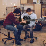 Replace 37788227 KMA102 41In Basswood Panel Matte Edging Folk Guitar with 15W Amplifier Bag Tuner and other Accessories Black - Image 4