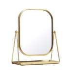 20"X30" Arched Bathroom Mirror, Wall Mounted Mirror with Aluminum Alloy Frame, Bathroom Mirror for Living Room, Bedroom, Bathroom and Entryway, Gold - Image 12