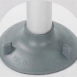 Medical Bathroom Safety Shower Tub Aluminium Alloy Bath Chair Transfer Bench with Back & Handle Gray - Image 2