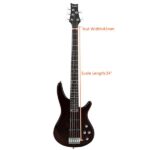 [Do Not Sell on Amazon] GIB Electric 5 String Bass Guitar Full Size Bag Strap Pick Connector Wrench Tool Earth Brown - Image 23