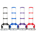 Portable Foldable Telescopic Trolley Trolley Luggage Trolley Red - Image 16