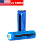 2 PCS 18650 Rechargeable Batteries + 1PCS DoubleCharger Set For FlashlightsHeadlamp (US Logistics For USPS/DHL/Fedex/UPS. No designated logistics accepted TK/TMEU only For self-pickup - Image 2