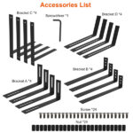 Adjustable Heavy-Duty Iron Planter Bracket | 6.1-11.6" Extendable Tray + 2.36-6.9" Two-Level Adjustable Hook - Image 11