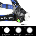 Rechargeable LED Headlamp Camping Hiking Headlamp Work Light +Battery+Charger Set (US Logistics For USPS/DHL/Fedex/UPS. No designated logistics accepted TK/TMEU only For self-pickup - Image 7
