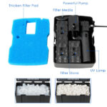 4-in-1 pond filtration pump with fountain and disinfection equipment, etc - Image 7