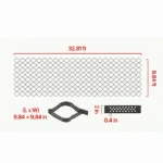 32.81 x 9.84 FT Gravel Grid, 2" Permeable Geo Grid Driveway Stabilizer for Garden, Patio & RV Parking - Image 2