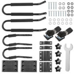 Universal Kayak Roof Rack, 1 Pairs-Bar Rack HD Kayak Carrier Canoe Boat Surf Ski Roof Top Mount Car SUV Crossbar - Image 6