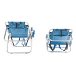 Same Code 56766889 63*65*82cm Short Oxford Cloth Silver White Aluminum Tube Bearing 100kg Beach Chair Blue - Image 22