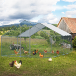 Replace 2952922 13 x 10 ft Large Metal Chicken Coop, Walk-in Poultry Cage Chicken Hen Run House with Waterproof Cover, Rabbits Cats Dogs Farm Pen for Outdoor Backyard Farm Garden - Image 9