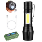 2 Pack USB Rechargeable Small LED Flashlights Camping Flashlight Work Light (US Logistics For USPS/DHL/Fedex/UPS. No designated logistics accepted TK/TMEU only For self-pickup - Image 12