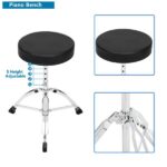 [Do Not Sell on Amazon] Full Size Adult Drum Set 5-Piece Black with Bass Drum, two Tom Drum, Snare Drum, Floor Tom, 16" Ride Cymbal, 14" Hi-hat Cymbals, Stool, Drum Pedal, Sticks - Image 38