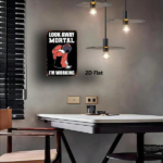 CIFbuy 1pc 8x12 Inch Metal Sign Welder Humor Wall Art, Funny Look On The Bright Side Mortal I'm Working Iron Plaque, Garage Workshop De TikTok, TikTok, Side Mortal I'm Working Iron Plaque Self-pickup Logiopics - Image 4
