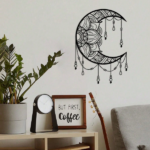 CIFbuy Mandala Moon Wall Art iron Wall Hanging for Yoga Meditation Room Decor(TikTok, temu pick-up service) - Image 4