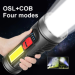 2 Pack USB Rechargeable LED Flashlight 4-Modes Camping Hiking Torch Work Light (US Logistics For USPS/DHL/Fedex/UPS. No designated logistics accepted TK/TMEU only For self-pickup - Image 6