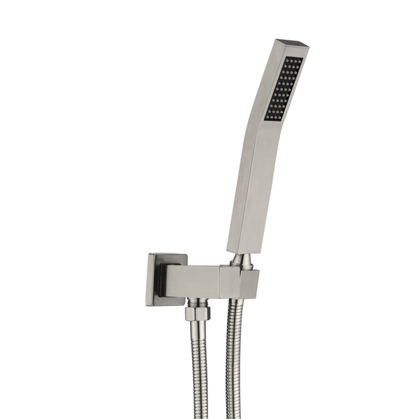 Handheld Shower Head with 59-inch Shower Hose and Adjustable Shower Bracket