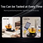 Professional multi-functional glass teapot | 800ml fast heating, cooking and brewing integrated electric kettle with stainless steel filter(UPS/FEDEX/UniUni/GOFO logistics delivery support self-pickup - Image 5