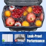 Cooler Backpack 36 Can Leakproof Insulated Cooler Backpack with 25L/6.6Gal for Picnic Camping Beach Hiking Fishing Travel - Image 3