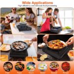 3300W Portable Camping Stove Butane Canister Dual Fuel Burner Piezo Electric Ignition Single Burner with Automatic Tank Ejection Overpressure Cut Off Carry Case for Camping Hiking Picnic Fishing BBQ - Image 6