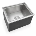 Drop-In Ice Chest, Stainless Steel Ice Storage Box with Lid and Drain Hose, Ice Bin for Chilled Wine, Beer, Beverage (23 x 17 x 12 Inches) - Image 5