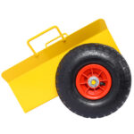 Heavy Duty Panel Dolly Slab Dolly with Handle & 2 10" Peneumatic Tires Wheels 600LBS Load Capacity for Drywall Sheet Heavy Appliance & Material Handling All Terrain Moving Cart Panel Dolly - Yellow - Image 17