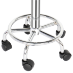 Professional Salon Stool with Spider Base - 8cm Thick Molded Foam, Semi-PU Leather, SGS Certified Gas Lift, 150kg Capacity, Nylon Casters (Blue) - Image 11