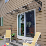 Same Code 04553002 HT-300 x 100 Household Application Door & Window Rain Cover Eaves Brown Board & Black Holder - Image 19