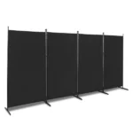 4-Panel Japanese Room Divider Screen, Wooden Folding Privacy Screen for Indoor Use, Portable Partition for Room Separation and Decoration in Home, Office, Restaurant, and (Shipment from Walmart) - Image 9