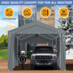10X20FT Carport Car Port Canopy Grey - Image 12