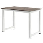 110cm Decent High Strength Wooden Computer Desk Gray - Image 4