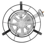 Ey31-54 Outdoor Furnace Round Furnace 20W BTU Head Diameter 26cm With 1.2m Leather Tube With 0-20psig High Pressure Valve - Image 9
