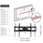 TMDS-204 32"-70" 110Lbs VESA600*400 Full Motion TV Wall Mount Tilt Range 0-15° - Image 13