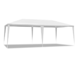 10'x20' Outdoor Party Tent with 6 Removable Sidewalls, Waterproof Canopy Patio Wedding Gazebo, White - Image 3