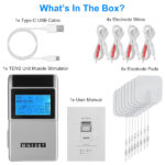 4-Channel Rechargeable TENS Unit with 8 Pads, 48 Modes & 4 Programs for Pain Relief, Muscle Training & Relaxation – Portable & User-Friendly - Image 11