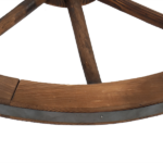 [Same Code 95885929]2pcs 24-Inch Old Western Style Garden Art Wall Decor Wooden Wagon Wheel Brown - Image 11