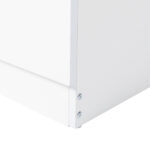 [] Modern Simple 3-Drawer Dresser Chest of Drawers for Family Room Bedroom Living Room Universal Design, White - Image 21