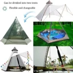 3-4 Person Double Layer Indian Pyramid Tent - Image 6
