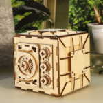 3D Wooden Puzzle DIY Locker Puzzle Box with Combination Model Kit for Adults to Build Mechanical Store Your Precious Item - Image 2