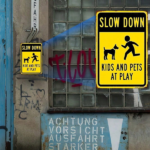 CIFbuy 1pc Art Deco Slow Down Kids And Pets Metal Tin Sign, Black On Yellow Safety Warning Plaque, Unframed Indoor Outdoor Wall Decor TikTok, TikTok, ety Warning Plaque Self-pickup Logiopics - Image 6