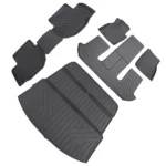 3 Rows Floor Mats & Cargo Liner fit for Mazda CX90 CX-90 PHEV 2024 7 Passengers - Image 6
