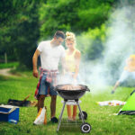 18 Inch Apple Charcoal Stove Enamel (Cover Furnace Body) White Side Wheel Diameter 15cm - Image 21