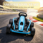 Blue 24V High-Speed Electric Drift Go Kart: Kids Ride-On Racing Vehicle with 2 Speeds for 8-12 Years Old - Image 7