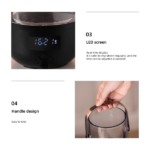 Perfect Gift Retro Essential Oil Diffuser with Realistic Flame Effect - 200ML Humidifier, 3 Timers, Ambient Lighting & Waterless Protection - Image 5