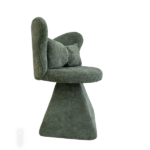 Vanity Chair with Butterfly Back,Swivel Accent Chair Dining Chairs,Makeup Stool for Bedroom Dressing Table,Suitable for Living Room,Dining Room,Study,Recreational Areas Green - Image 6