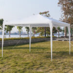 3 x 3m Waterproof Tent with Spiral Tubes White - Image 17