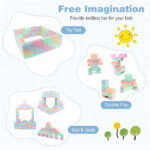 64 PCS Building Blocks Set for Toddlers 18+ Months, BPA-Free PP Educational Construction Toys - Image 3